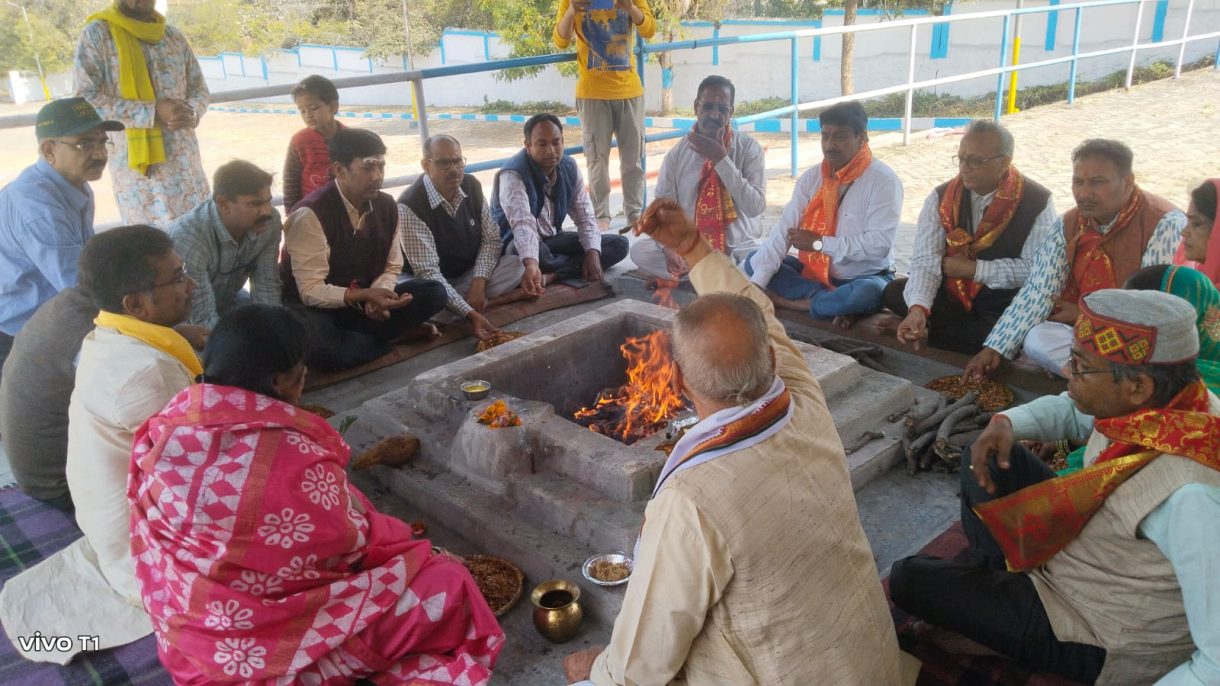 रिहंदेश्वर धाम में अखंड मानस पाठ का हुआ भव्य समापन 